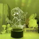 Luz noturna LED 3D Demons Slayers Tsuyuris Kanaos Color Chan Luz noturna LED 3D Demons Slayers Tsuyuris Kanaos Color Chan