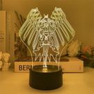 Luz noturna LED 3D Fairy Tail Erza Scarlet Color Changing Luz noturna LED 3D Fairy Tail Erza Scarlet Color Changing