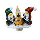 Luz Noturna LED 3D FOTN - Gnome Natalino com Fogueira