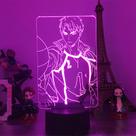 Luz noturna LED 3D Haikyuus Daichis Sawamuras Football