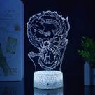 Luz noturna LED 3D Hakus Nigihayamis Kohakunushis Color Change