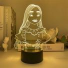 Luz noturna LED 3D Isabelas Madrigals Color Changing Kids