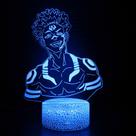 Luz noturna LED 3D Jujutsus Kaisens Ryomens Sukunas Color Ch