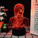 Luz noturna LED 3D Jujutsus Kaisens Shunpeis Yoshinos