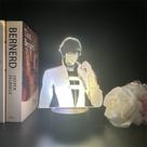 Luz noturna LED 3D Kings Avatars Longhaochens com mudança de cor