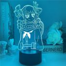Luz noturna LED 3D My Heros Academias Bakugous Katsukis