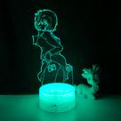 Luz noturna LED 3D Namoradas misteriosas X Urabes Mikotos C