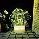 Luz noturna LED 3D Oshis No Ko Hoshinos Rubiis com mudança de cor
