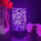 Luz noturna LED 3D Oshis No Ko Hoshinos Rubiis com mudança de cor