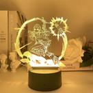 Luz noturna LED 3D Plants vs Zombies Aloys Color Changing