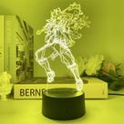 Luz noturna LED 3D Plants vs Zombies Aratakis Ittos com mudança de cor