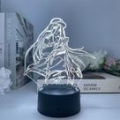 Luz noturna LED 3D proíbe a mudança de cor das sombras da lua Luz noturna LED 3D proíbe a mudança de cor das sombras da lua