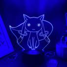 Luz noturna LED 3D Puellas Magis Madokas Magicas