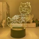 Luz noturna LED 3D que muda de cor Brawls Stars Jackys Kids