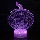 Luz noturna, LED 3D que muda de cor, caveiras de Halloween, abóboras Luz noturna, LED 3D que muda de cor, caveiras de Halloween, abóboras