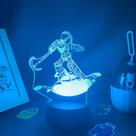 Luz noturna, LED 3D que muda de cor, Ufos, robôs, granizadores