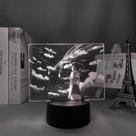 Luz noturna LED 3D, seus nomes, Tachibanas Takis, mudança de cor