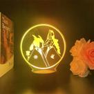 Luz noturna LED 3D Skys Childrens Of Lights Anubis Color Cha