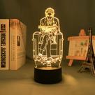Luz noturna LED 3D Spys Familys Loids Forgers que muda de cor