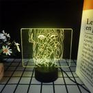 Luz noturna LED 3D Violets Evers Gardens Violets Evergardens