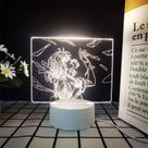 Luz noturna LED 3D Violets Evers Gardens Violets Evergardens