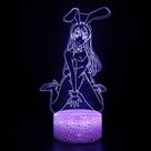 Luz noturna LED 3D Youths Pigs Heads Series Sakurajimas Mais