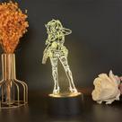 Luz noturna LED 3D Zenless Zones Zeros Zhus Yuans Color Change