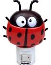 Luz Noturna Led Abajur Tomada C/Personagem 1w Amarela Avant Infantil Criança Segura Sonhos Feliz