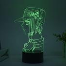 Luz noturna LED com mudança de cor 3D para crianças e babás Luz noturna LED com mudança de cor 3D para crianças e babás
