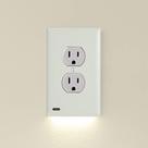 Luz noturna LED SnapPower Single GuideLight 2 Light Almond