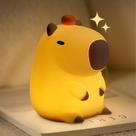 Luz noturna LEDHOLYT Capybara recarregável para quarto de crianças