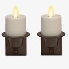 Luz noturna Luminara Flameless Candle Bronze com sensor de movimento