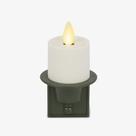 Luz noturna Luminara Flameless Candle Loden Green com sensor Luz noturna Luminara Flameless Candle Loden Green com sensor