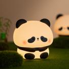 Luz noturna Nesvecit Cute Panda LED Squishy Silicone