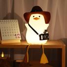 Luz Noturna Recarregável Hinittey Cowboy Duck - Com Dimmer e Temporizador