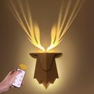 Luz noturna Tarinks Deer Wall com controle remoto recarregável