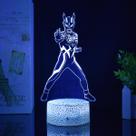 Luz noturna Ultramans 3D LED que muda de cor para crianças