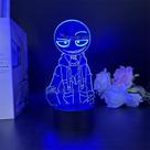 Luz noturna USB Angry Boy Pedro e amigo Peter Anime M Luz noturna USB Angry Boy Pedro e amigo Peter Anime M