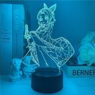 Luz noturna USB Demons Slayers Giyu Tomioka Nezuko Kamado