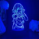 Luz noturna USB Honkai: Star Rail Bai Lu Qing Que 7 de março