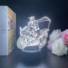 Luz noturna USB Kamens Riders 3D Heart Shape para crianças Luz noturna USB Kamens Riders 3D Heart Shape para crianças