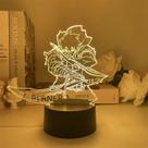 Luz noturna USB sozinha aumenta o nível do LED Cheng Xiaoyu Anime