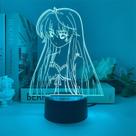 Luz noturna USB Yosuga No Sora Sora Kasugano 3D Illusion