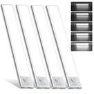 Luz para armário AVEVA, kit com 4 unidades, recarregável com sensor de movimento Luz para armário AVEVA, kit com 4 unidades, recarregável com sensor de movimento