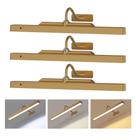 Luz para Quadros Craftersmark Kit com 3 Peças Latão 40,5 cm Recarregável