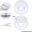 Luz Para Selfie Ring Light Celular Carga Via Usb BRANCO