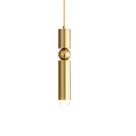 Luz pendente Hobaca Diâmetro 6cm x 36cm LED Gold Modern Nordic Luz pendente Hobaca Diâmetro 6cm x 36cm LED Gold Modern Nordic