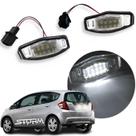 Luz Placa Led Honda Fit ano 2003 a 2014 e CRV 2012 a 2016 iluminação Branca Par lâmpada Traseira porta malas lanterna Luz Placa Led Honda Fit ano 2003 a 2014 e CRV 2012 a 2016 iluminação Branca Par lâmpada Traseira porta malas lanterna