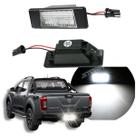 Luz Placa Nissan Frontier Ano 2017 A 2023 Lâmpada Led Branco modelo versão 2.3 Pro Attack Xe Le Platinum X-Gear Se original
