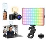 Luz Selfie RGB Youlisn com 90 LEDs e Bateria de 3000mAh Luz Selfie RGB Youlisn com 90 LEDs e Bateria de 3000mAh